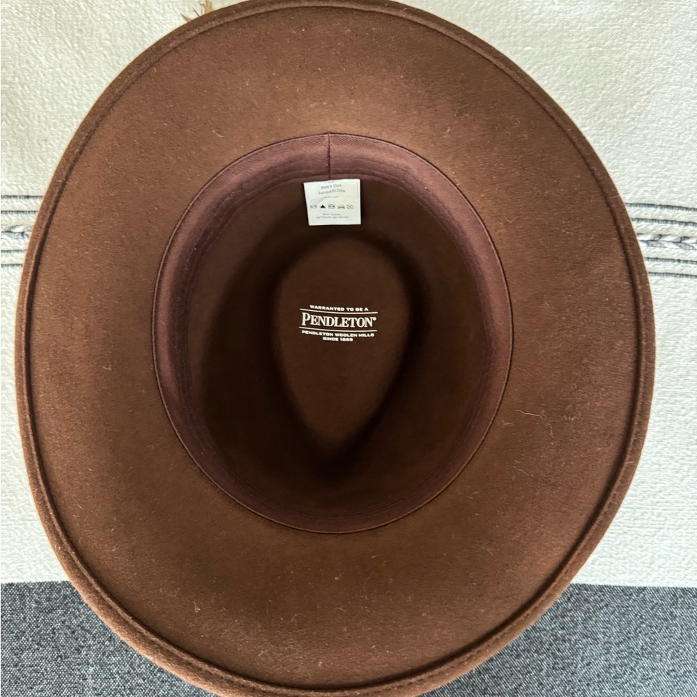 Pendleton Brown Wool Hat - image 6